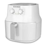 Freidora De Aire Black And Decker 4.5 Litros Hf4004w Blanco 110V