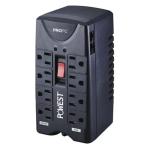 ESTABILIZADOR - Regulador De Voltaje Powest 1000va 600w Para Pc 8 Tomas ProPC100