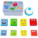 Juego De Mesa Cambia La Cara Montessori Cubo De Rubik Niños